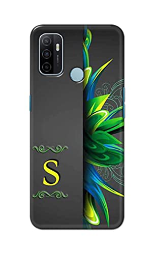 Image of Name II Initial II Letter Alphabet S Hard Back Case Cover for Oppo A53 (2020) / A53S (2020) / Oppo A32 (2020) / Oppo A33 (2020) Back Cover -(J5) VNS2222