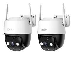 Imou 2K(3MP) Cámara Vigilancia Exterior 2-Pack, 36...: 【Visión Nocturna en Color 30M y Panorámica de 360°】Con 355° horizontal y 90° vertical, camara vigilancia wifi exterior gira suavemente y sin demora, para que no se pierda ningún rincón. Con 2 LED blancos, 1 LED infrarrojo, puede cambiar los 3 modos d...