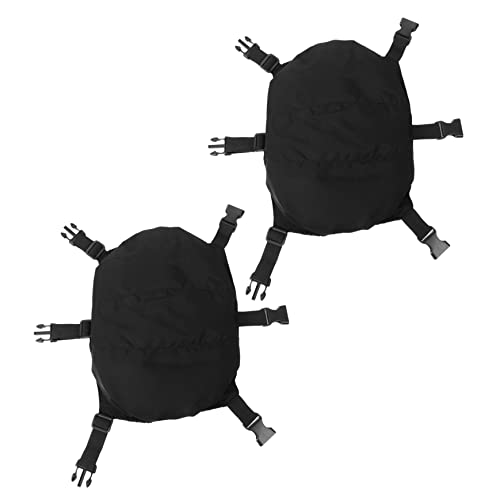 POPETPOP 1pair Motorcycle Knee Sleeve Warm Leg Protectors for Outdoor Sports Unisex Knee Pads for Cycling Skating and Riding Windproof