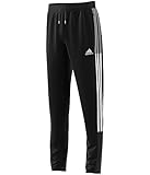 adidas Kids Tiro 21 Track Pants, Black/White, Medium
