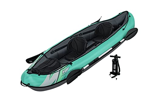 Bestway Hydro Force 2 Person Inflatable Kayak | Ventura Kayak Set with Hand Pump, Paddles and...