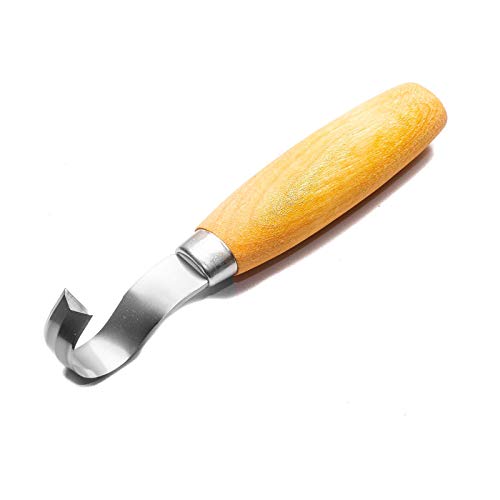 Couteau fixe Morakniv Carving Hook 162 pour creuser le bois facilement sans fatigue - 2