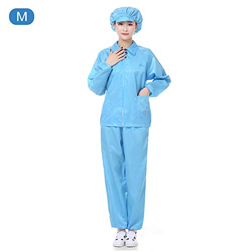 succeedw Bata De Protección Antiestática para Hombres, Mujeres, Bata De Aislamiento con Muñecas Elásticas, Bata De Protección, Guardapolvo De Protección contra El Polvo con Capucha, Bata Antiestática