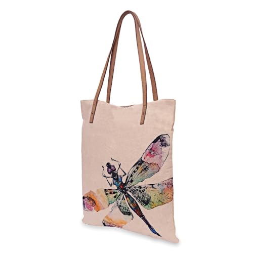 Image of COTT N CURLS Dragonfly - Wristlet Wallets for Women, Crossbody Sling Bags, Tote Bag, Book Bag, Cell Phone Purse