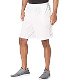 Wilson Herren Shorts, RUSH 9 WOVEN SHORT, Polyester, Weiß, Größe M, WRA746601MD