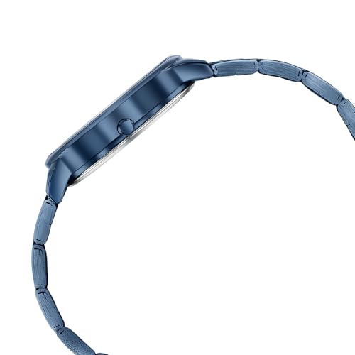 Image of Sonata Axis with Quartz Analog Blue Premium Multifunction Design Dial IP Blue Strap Watch for Women - 87119QM03
