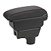 AMXDHH Fit for Mitsubishi Attrage Mirage Armrest Box Fit for Dodge Attitude Fit for Mitsubishi Space Star Car Armrest Storage Box Car Accessories(C2 Black line NO USB)