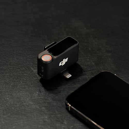 Image of DJI Mic 3 Receiver, Wireless Mini Microphone for iPhone /Camera /Android, Lightweight & Intuitive, Lavalier Microphone, 32-bit Float, Integrated Timecode, Vlog, Interview, Streaming