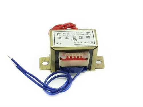 Transformateur de puissance EI 8W entree 220V avec tension de sortie de 6V a 30V en cuivre