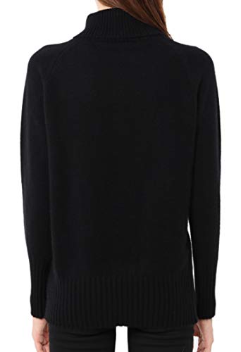 Turtleneck Sweater Womens Winter Thick Wool Tops Loose Oversize Pullover Female Knitted Jumpers2