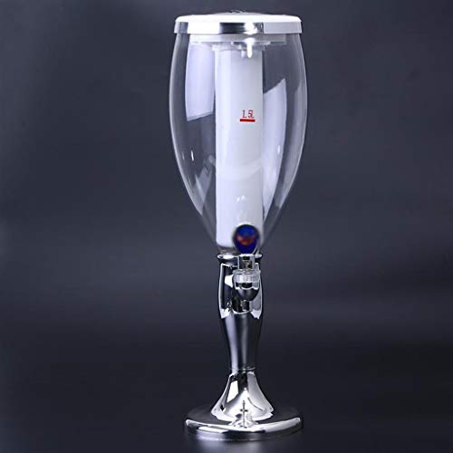 CJTMY 1,5 l Plastique Tabletop Wine Tower Tower Boisson Distributeur de jus de jus de Boissons avec Lampes de Brillance colorées à LED (Size : Style 1) - Image 7
