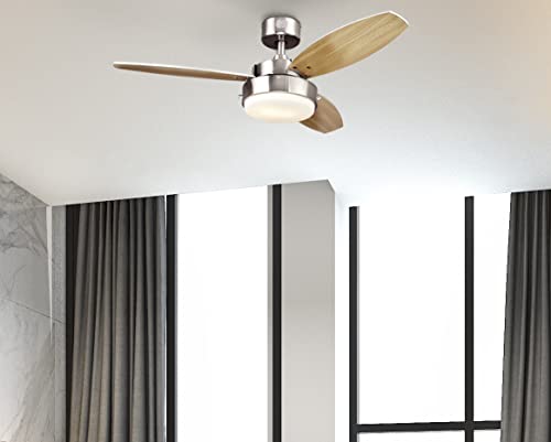 Image of Westinghouse 7221600 Alloy LED Ceiling Fan with Light, 42-Inch, White