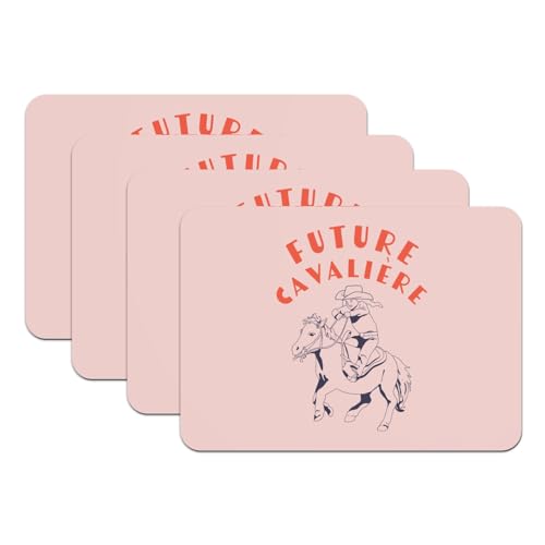 Sets de table rose cheval idée cadeau future cavalière sport