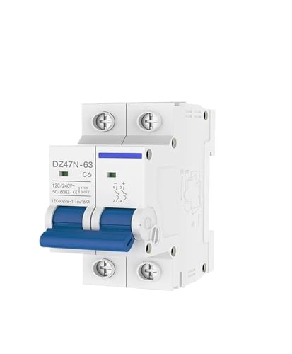 Interruptor magnetotérmico de 2 polos y 16A ideal para reformar el cuadro eléctrico doméstico