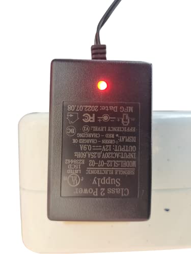 12V Battery Charger For Ride On Toys 12 Volt Universal Charger For Kids Car Power Supply Adapter For For Wrangler Suv Sports Car Farm Tractor Ride On Toys Accessories, 6Ft Cord #TOP4