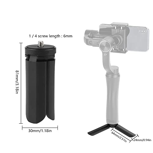Image of Mini Tripod Stand with 1 /4 Inch Screw Desktop Handheld Tripod Anti Shake