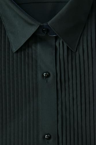 Chef Code Men's Tuxedo Shirt with 1/4" Pleats and Point Collar3