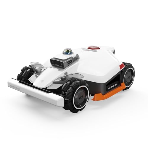 Mammotion LUBA 3 AWD 1500 Robot Lawn Mower for 0.37 Acres, 360° LiDAR+Dual-Camera AI Vision, All-Wheel-Drive for 80% Slopes, 15 Multi-Zone Management, Cutting Height 1.0"-2.7"