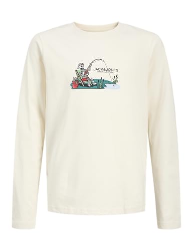 JACK & JONES Jorskull Nature Tee Ls Crew Neck Sn Jnr