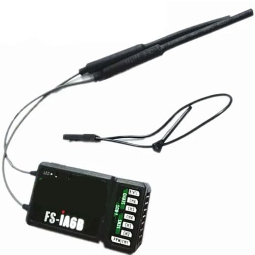 Receptor FS-iA6B de telemetría de 2.4G para transmisor de radio de 6CH