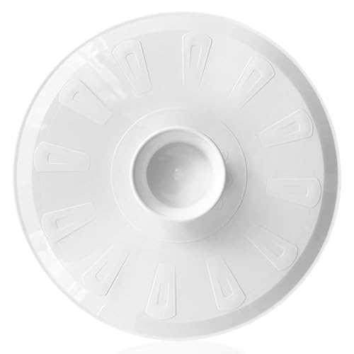 CABLEPELADO - Tapa para Voltear Tortillas Antiadherente Reutilizable – Tapa Giratoria para Tortilla de Patatas, Omelette y Crepas – Apta para Alimentos, Fácil de Usar y Lavar
