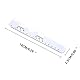 SagaSave 10Pcs Optisches PD Lineal Kunststoff Pupillenabstandsmesser Augen-Augen-Testwerkzeug