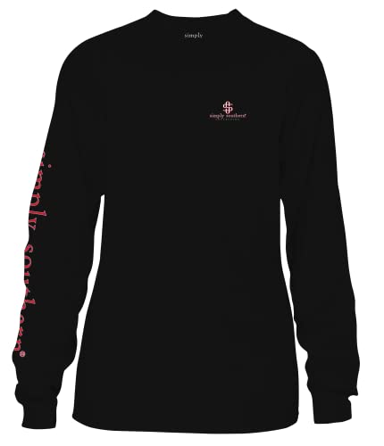 Image of Simply Southern Youth Farmhouse Christmas Long Sleeve T-Shirt