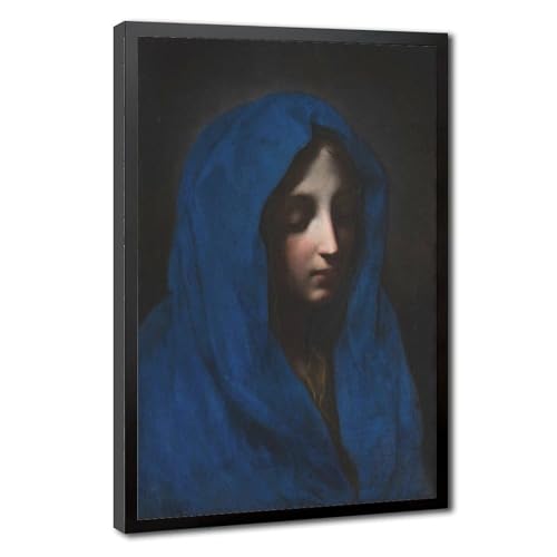 Impression sur toile Madonna de Carlo Dolci cadre suspendu 30x45 cm