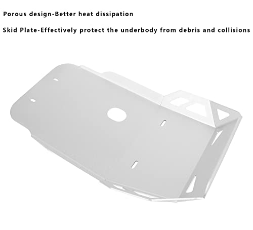 Image of Worldmotop Chassis Engine Skid Plate Compatible with BMW F750GS F850GS ADV F750 GS F850 GS 2022 2023 Motorcycle Skidplate Protective Frame Guard Cover (For Sliver 2022+)