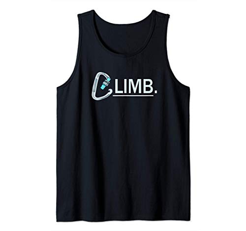Regalo arrampicata su roccia Rock Climbing Gift Rock Climber Canotta