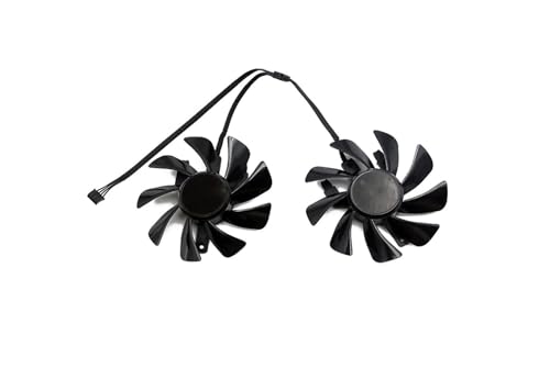 CEAEPKYHKF 87MM FDC10H12D9-C RX6600XT 6600XT Cooler Fan Compatible for Sapphire Pulse AMD Radeon RX 6600 6650 XT Graphics Card Replacement Fans(DIY T129215SU)