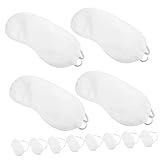 Beaupretty 12Pcs Disposable Lightproof Eye Covers Lightweight Eye Masks for Travel Sleep and Relaxation for Home Office and Nap for All Ages