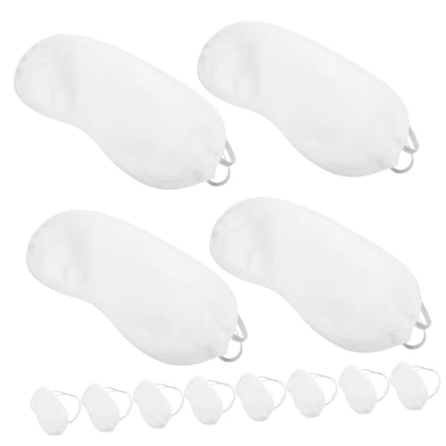 Beaupretty 12Pcs Disposable Lightproof Eye Covers Lightweight Eye Masks for Travel Sleep and Relaxation for Home Office and Nap for All Ages