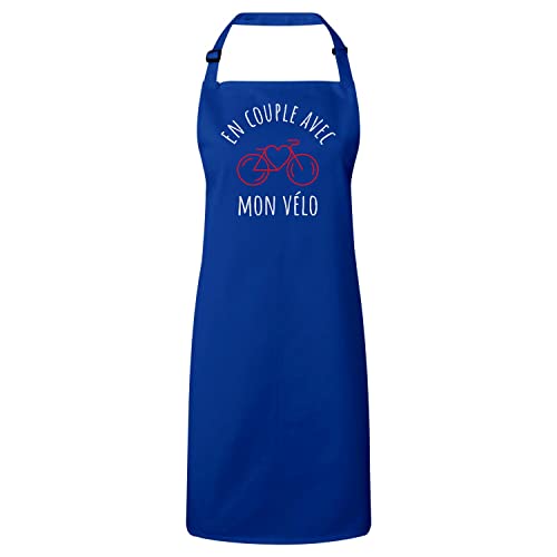 Tablier cuisine premium cyclisme de style français en coton