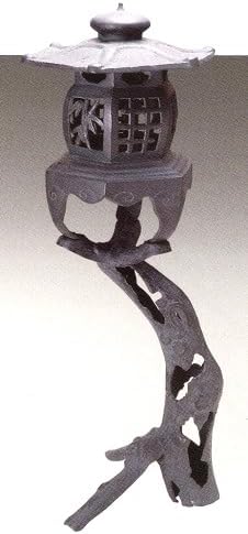 和風鉄製燈籠 約30cm