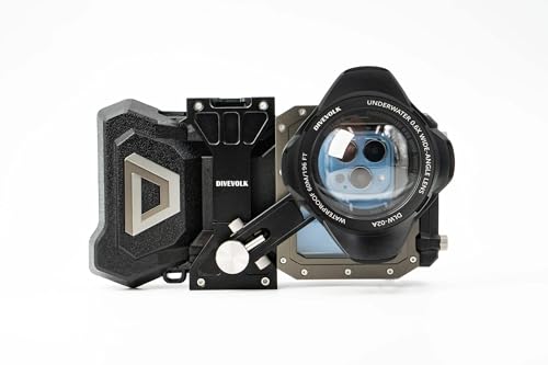 Lente gran angular X0.6 subacuática para grabar corales con DIVEVOLK 4