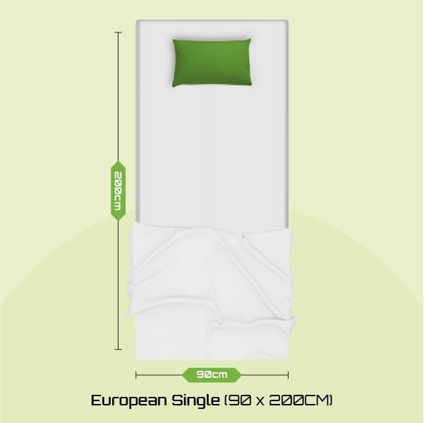 Starlight Beds Daisy Tufted Dual Sided European Single Mattress. Basic Sprung Hand Tufted Mattress, White Durable Sleep Surface, 18cm Deep (90cm x 200cm) image 3