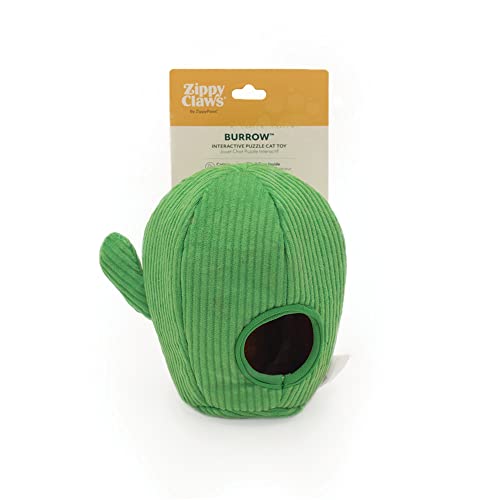 ZippyClaws Burrow serpientes en cactus con diseño de madriguera rellenable y suave felpa 4