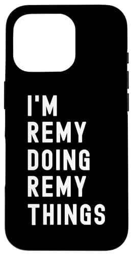 私は Remyです。Remy が行うことを行う。 スマホケース iPhone 16 Pro 用