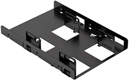Corsair Dual SSD Mounting Bracket (3.5” Internal Drive Bay to 2.5", Easy Installation) Black