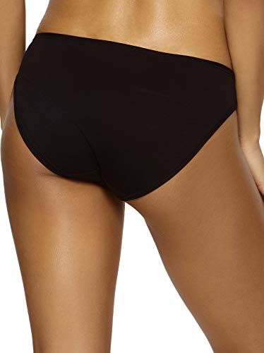 Felina | Blissful 4-Way Stretch Bikini | 3-Pack (Black Sugar Baby Trio, S/M) #TOP2