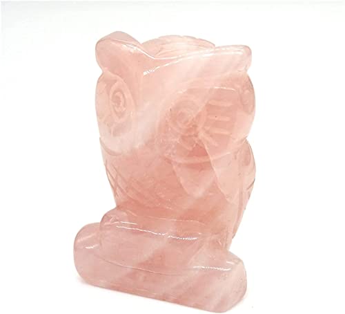 Statue Rose Quartz et animaux en améthyste naturelle pour cristal de guérison