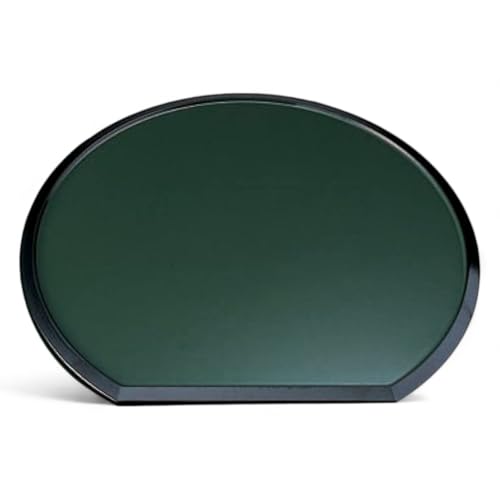 J-kitchens お盆 尺2 宴半月 トレー ( 盆 トレイ おぼん ) グリーン ソフィー/溜 36cm 漆器 ( ABS 樹脂 ) 日本製