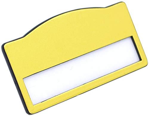 Plaque-adresse vêtements Schmalz anti-perforation pour identification badge