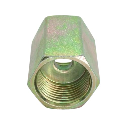 Image of 1 Piece Metric M20X1.5 To M20 X 1.5 Female Coupling Adapter Steel Hydraulic Fitting