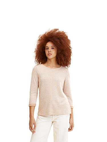 TOM TAILOR Damen Cosy Swearshirt mit 3/4-Arm