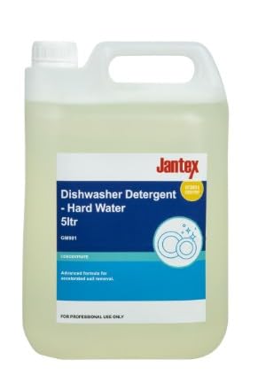 Jantex Pro Hard Water Dishwasher Detergent, GM981, 5 Litre Bottle