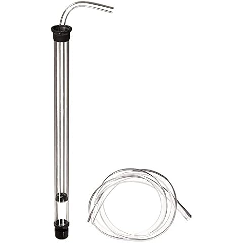 Fermtech Mini Auto-Siphon - Clear Siphon with 3ft Food - Grade Vinyl Hose - Effortless Bottling for 1 Gallon Jugs, Wine, Beer, Mead & Kombucha - 3/8in Cover