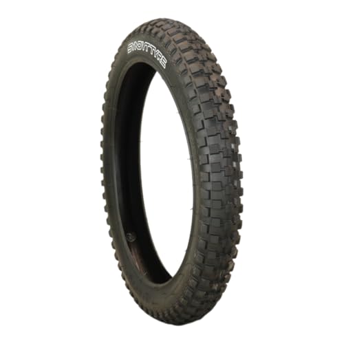 Syndyt SYR 160 16” x 2.25” Off-Road BMX Bicycle Tire, Directional Tread, Compatible with SYR 160 16' E Balance Bike, Black 16x2.25
