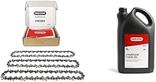 Oregon Chainsaw Chain for 18-Inch (45 cm) Bar -62 Drive Links  low-kickback chain fits Husqvarna, McCulloch, Mac Allister and more (91P062X3) (Pack of 3)